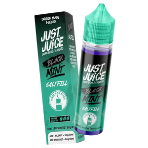Just Juice Mint 40ml Saltfill Black Mint