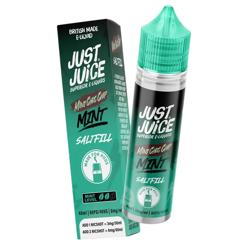 Just Juice Mint 40ml Saltfill Mint Choc Chip
