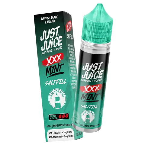 Just Juice Mint 40ml Saltfill XXX Mint