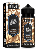 Kilo V2 E-Liquids 100ml Shortfill Range Milk & Cookies