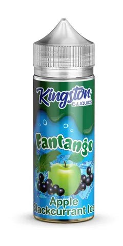 Kingston Fantango Shortfill E-Liquids Apple Blackcurrant ICE On White Background