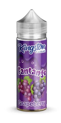 Kingston Fantango Shortfill E-Liquids Grapeberry On White Background