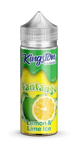 Kingston Fantango Shortfill E-Liquids Lemon & Lime ICE On White Background