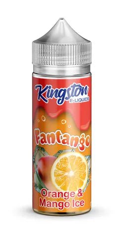 Kingston Fantango Shortfill E-Liquids Orange & Mango ICE On White Background