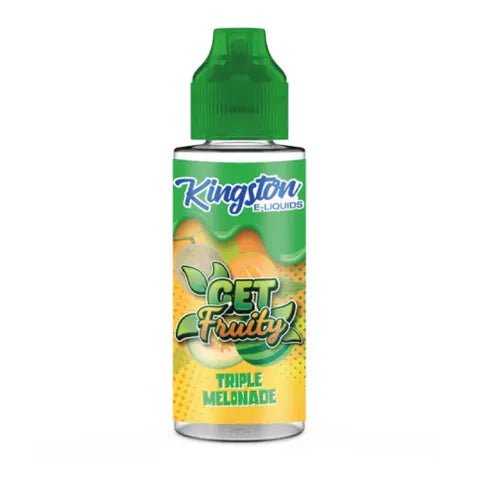 Kingston Get Fruity 100ml Shortfill E-Liquids Triple Melonade On White Background