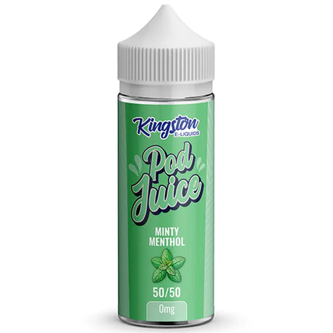 Kingston Pod Juice Minty Menthol 100ml Shortfill
