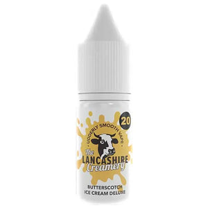 Lancashire Creamery Butterscotch Ice Cream 10ml Nic Salt 20mg