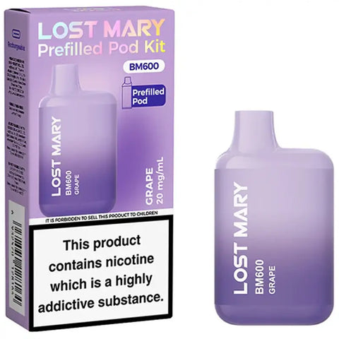 Lost Mary BM600 Prefilled Pod Kit Grape