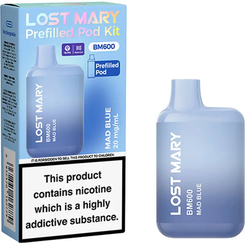 Lost Mary BM600 Prefilled Pod Kit - 3 for 10 Lost Mary BM600 Prefilled Pod Kit - 3 for 10