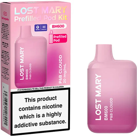 Lost Mary BM600 Prefilled Pod Kit P&B Cloud