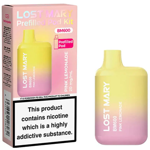 Lost Mary BM600 Prefilled Pod Kit Pink Lemonade