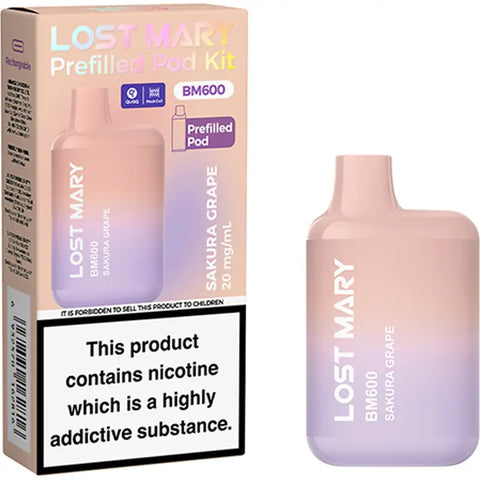 Lost Mary BM600 Prefilled Pod Kit - 3 for 10 Lost Mary BM600 Prefilled Pod Kit - 3 for 10