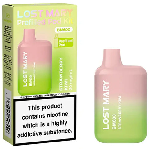 Lost Mary BM600 Prefilled Pod Kit Strawberry Kiwi