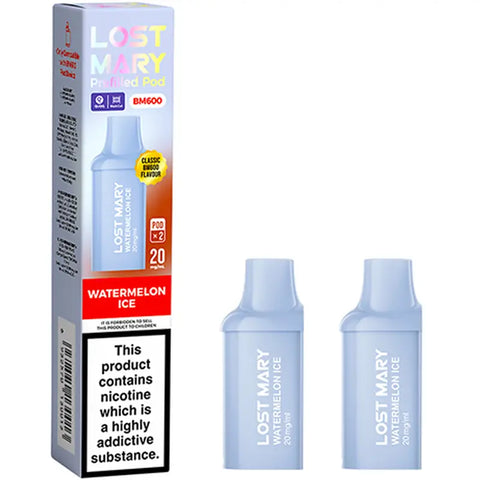 Lost Mary BM600 Pods: 600 Puffs, 20mg Nic Salt Flavour Lost Mary BM600 Pods: 600 Puffs, 20mg Nic Salt Flavour
