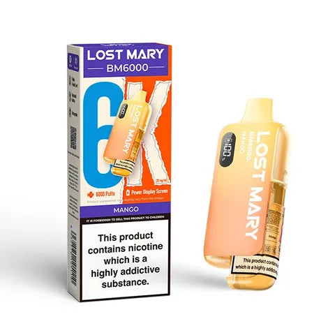 lost mary bm6000 mango on white background