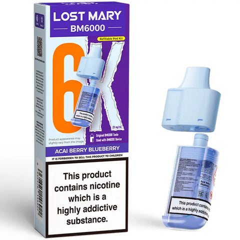 Lost Mary BM6000 Pods | 6000 Puff Prefilled Vape Refills UK Lost Mary BM6000 Pods | 6000 Puff Prefilled Vape Refills UK