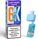 Lost Mary BM6000 Prefilled Pods + Refill Container Miami Mint