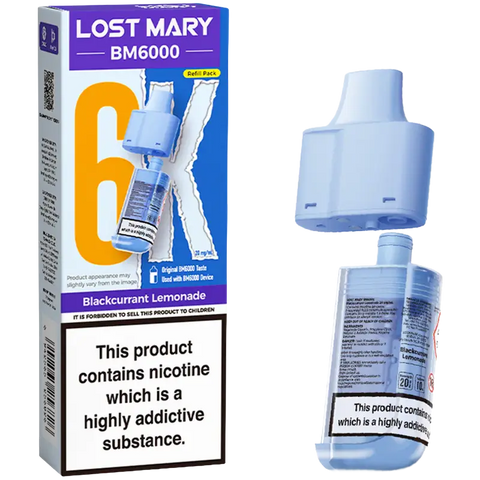 Lost Mary BM6000 Prefilled Pods + Refill Container