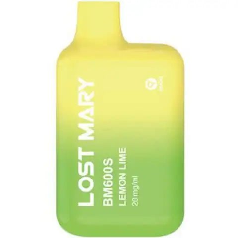 Lost Mary BM600S Disposable Vape Lemon Lime On White Background