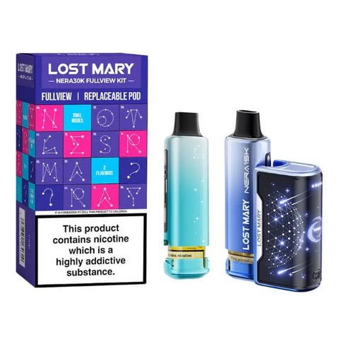 Lost Mary NERA 30K Star Gazer Fullview Prefilled Pod Kit Lost Mary NERA 30K Star Gazer Fullview Prefilled Pod Kit