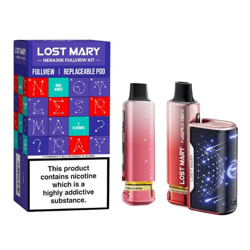 Lost Mary NERA 30K Star Gazer Fullview Prefilled Pod Kit Lost Mary NERA 30K Star Gazer Fullview Prefilled Pod Kit