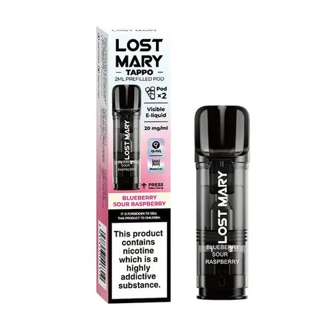 lost mary tappo blueberry raspberry replacement pods