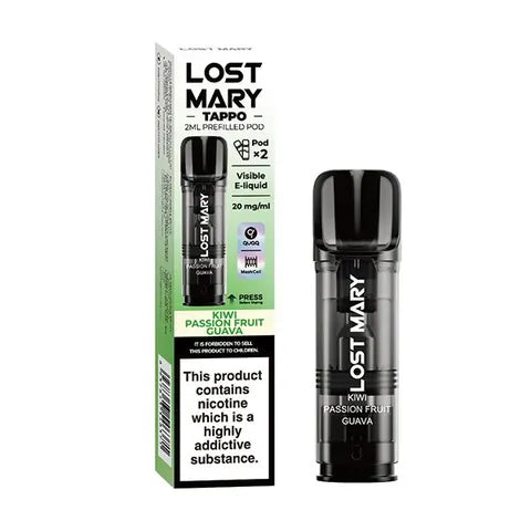 lost mary tappo kiwi passionfruit guava replacement pods