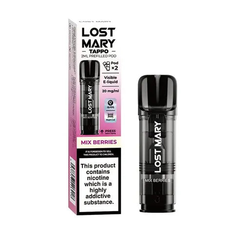 lost mary tappo mix berries replacement pods