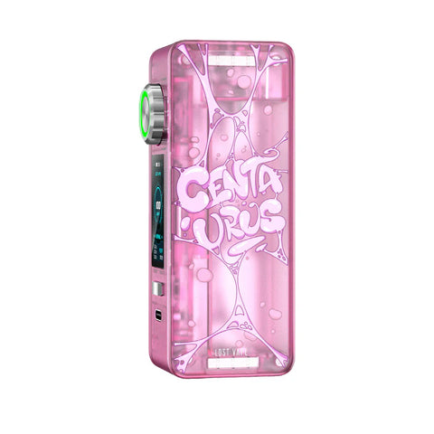 lost vape centaurus n100 mod pink waves on white background