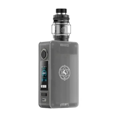 lost vape n200 vape kit grey rock on white background