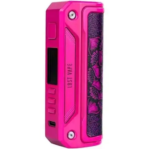 Lost Vape Thelema Solo 100w Mod Pink Survivor On White Background