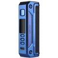 Lost Vape Thelema Solo 100w Mod Sierra Blue Carbon Fiber On White Background