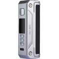 Lost Vape Thelema Solo 100w Mod Stainless Steel Carbon Fiber On White Background