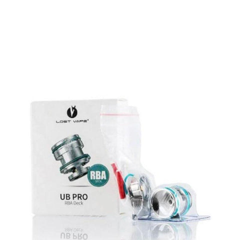 Lost Vape UB Pro Replacement Coils RBA Deck On White Background
