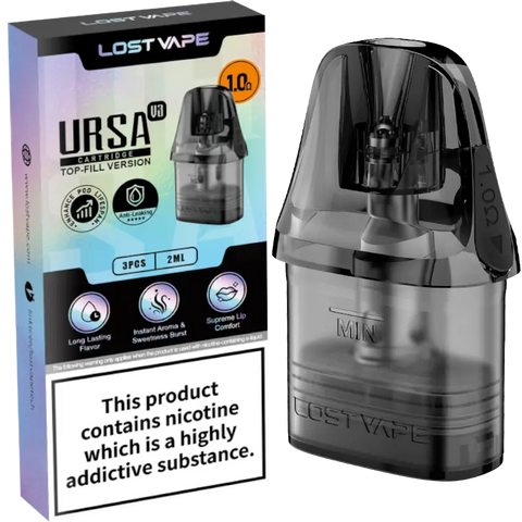 Lost Vape Ursa V3 Replacement Pods 1.0ohm