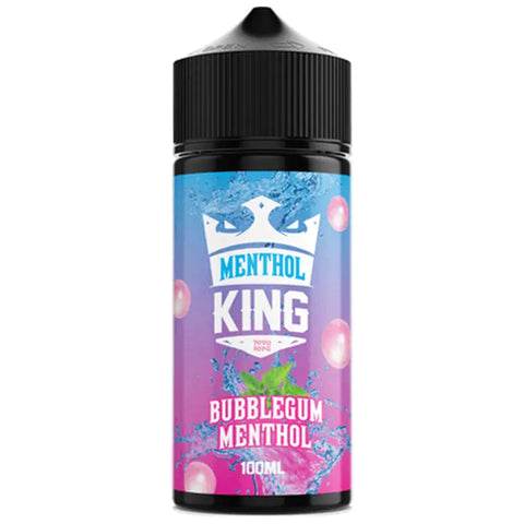 Menthol King 100ml Shortfill Vape Juice Bubblegum Menthol