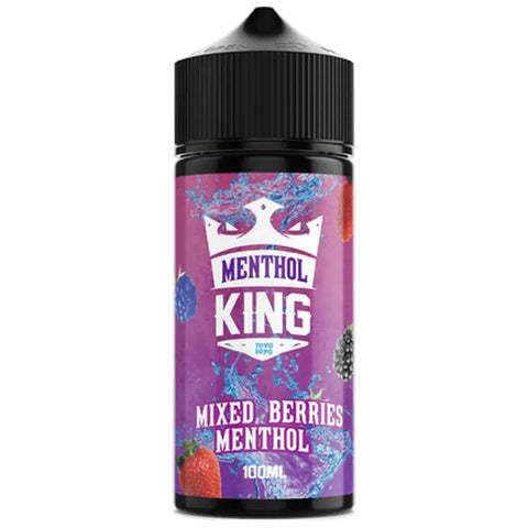 Menthol King 100ml Shortfill Vape Juice Mixed Berries Menthol