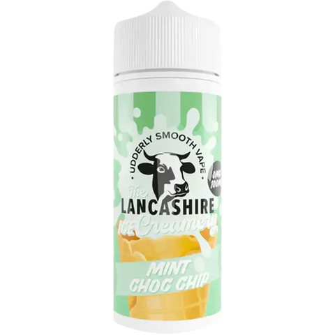 The Lancashire Creamery Ice 100ml Shortfill Mint Choc Chip