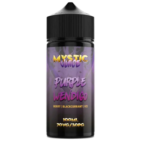 Mystic Juice 100ml Shortfill Vape Juice Purple Wendigo