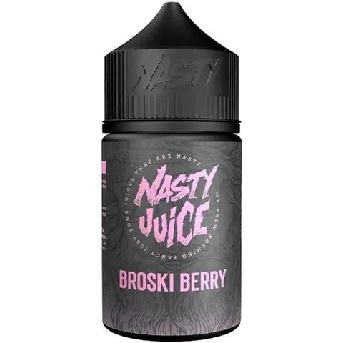 Nasty Berry 50ml Shortfill E-Liquid by Nasty Juice Broski Berry On White Background