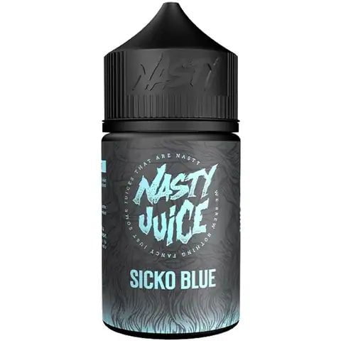 Nasty Berry 50ml Shortfill E-Liquid by Nasty Juice Sicko Blue On White Background