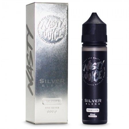 Nasty Juice Tobacco Series 50ml Shortfill Silver On White Background