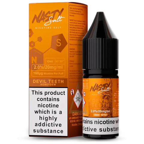 Nasty Salt Nic Salts 10ml Devil Teeth Honeydew