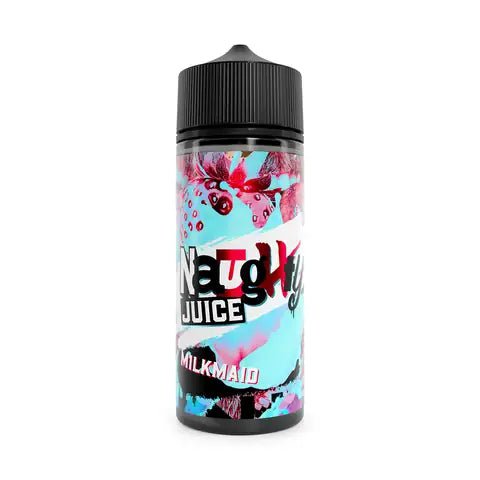 Naughty Juice 100ml Shortfill E-Liquids Milkmaid On White Background