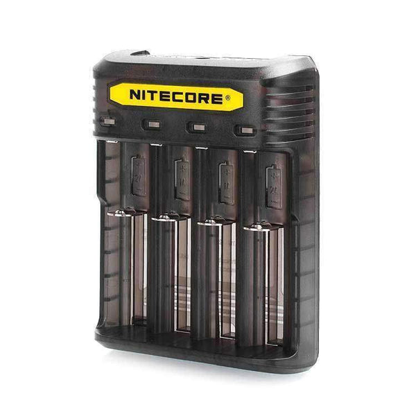 Nitecore Q4 Battery Charger On White Background
