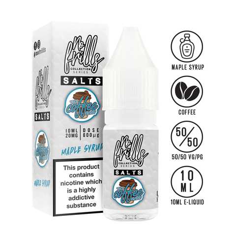 No Frills Coffee Shop 10ml Nic Salt E-Liquid No Frills Coffee Shop 10ml Nic Salt E-Liquid