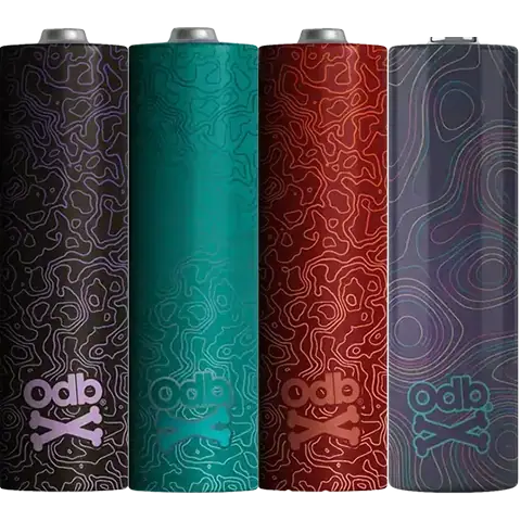 odb wraps mixed design packs damascus on clear background
