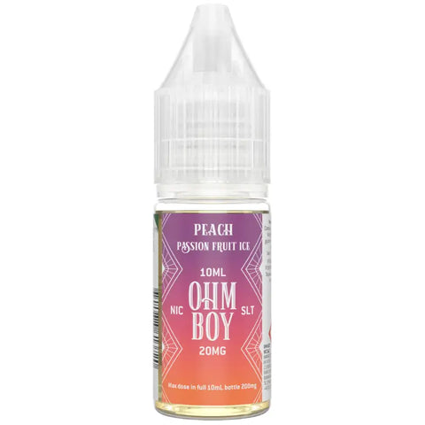 Ohm Boy SLT E-Liquids Peach Passion Fruit Ice 20mg