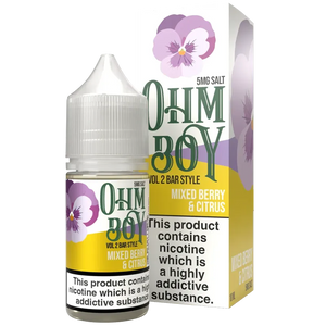 Ohm Boy V2 Mixed Berries & Citrus Bar Style 10ml Nic Salt