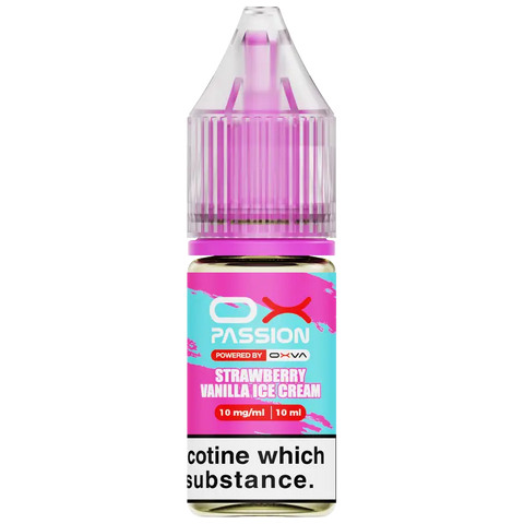OXVA OX Passion Strawberry Vanilla Ice Cream Bar Juice Nic Salt